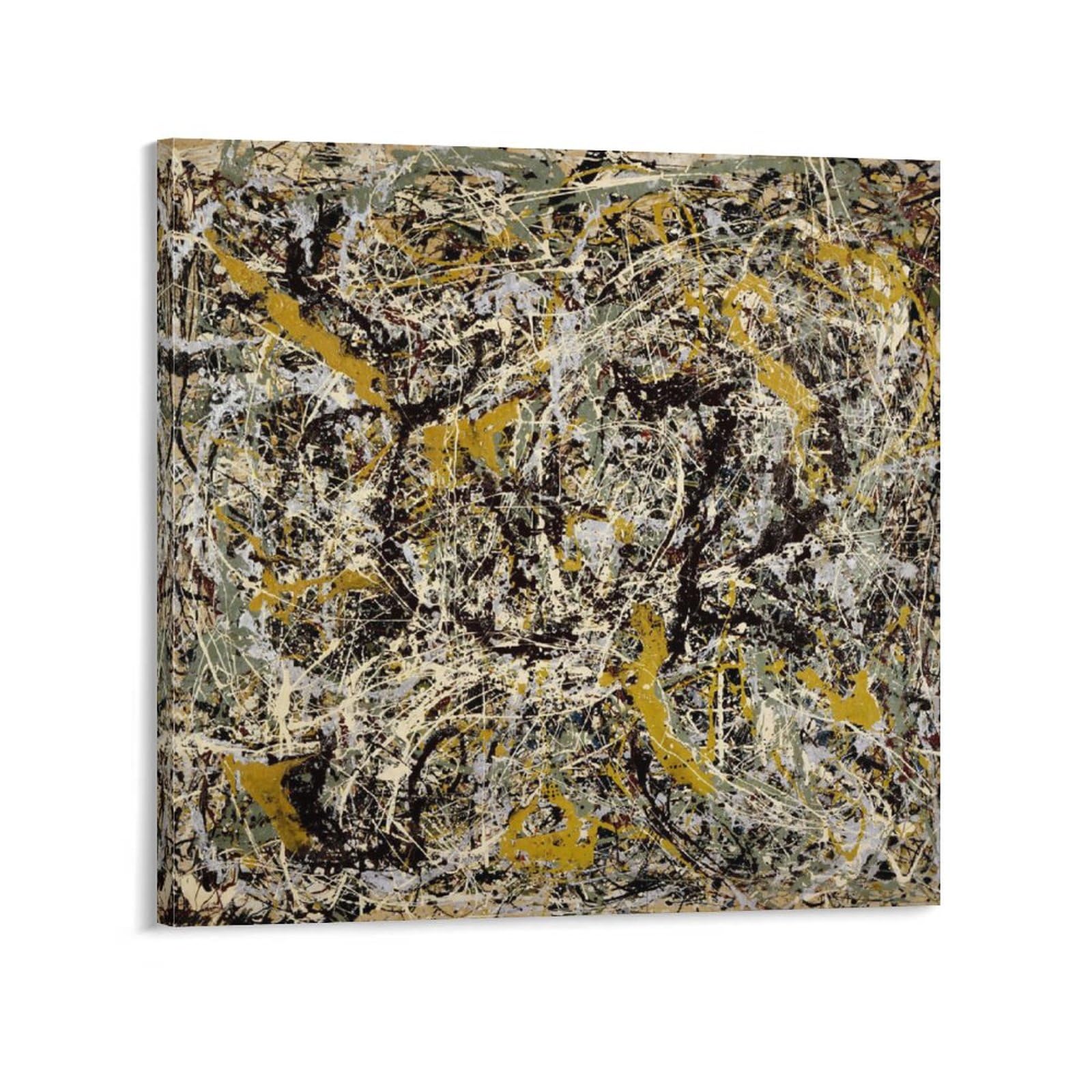 額装済/Number 18 1950（ジャクソン ポロック）アートポスター 額装済/Number 18 1950（ジャクソン ポロック）アートポスター - メルカリ